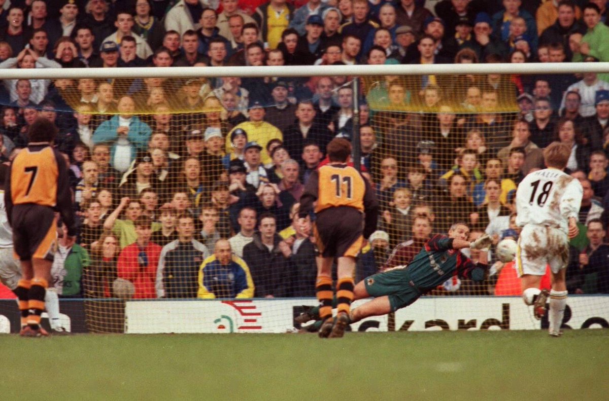 wolvesfancast's tweet photo. ⏪️🐺
25 years ago today, Wolves crashed Leeds out of the quarter final of the FA Cup, thanks to a goal by Leeds born, Don Goodman.

Hans Segers also saved a late penalty from Jimmy Floyd Hasselbaink that day.

🔁 if you were there
❤️ the tweet if you weren't born

#wwfc #wolves https://t.co/0esDp8BjYr