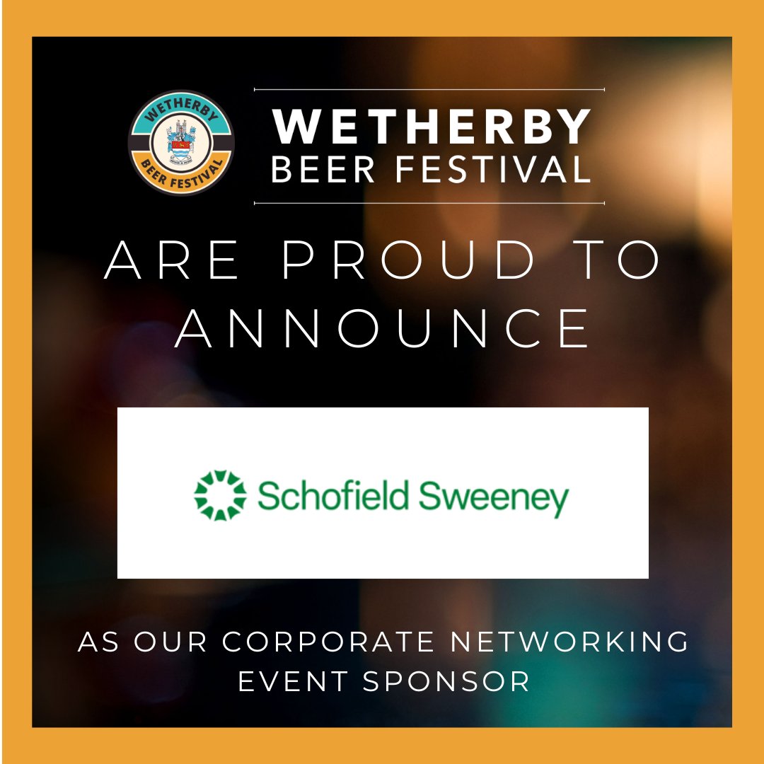 Shout out and thanks to local law firm Schofield Sweeney <a href="/schoeys/">Schofield Sweeney</a> our Corporate Networking Event Sponsor.  
This event has been so successful we've made it even better, doors will open at 2pm! That's an hour more networking (and an hour more free beer too).  

<a href="/wetherbyrufc/">Wetherby RUFC</a>