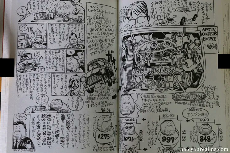 『のらずにいられないっ!』
作:DAVE鴫原
画:寺田克也 
監:吉田匠

(連載当時としては)比較的手を出しやすい色々なクラシックカーのインプレッション漫画。
全編手書き文字なので無茶苦茶読みづらいのが難点。絵を雰囲気で眺めるだけでもまた良し。 