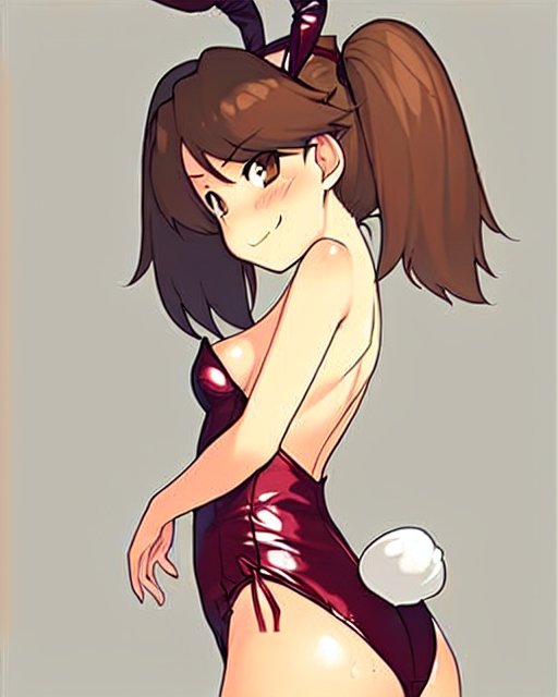 寒そうなバニーガール
風が吹いた
意地悪されて、震えていた 