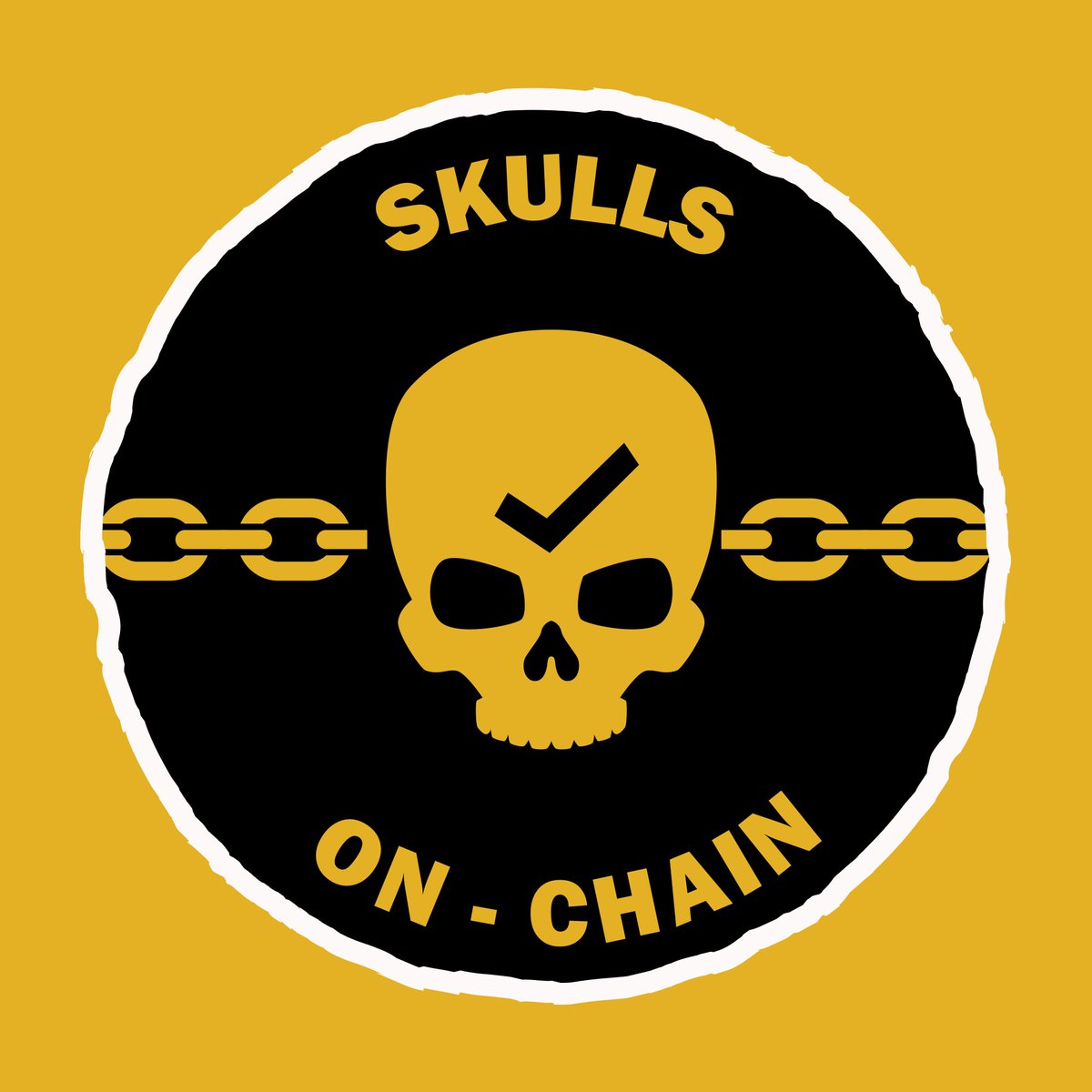 SkullsOnChain's tweet image. We are so happy to bring you the minting link app.indelible.xyz/mint/skullsonc… this means all traits have been uploaded to the Ethereum Blockchain. This is a very happy day for #SkullsOnChain and our awesome community!
