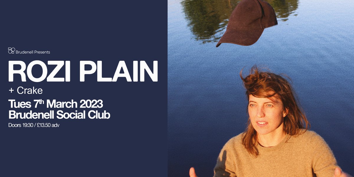 Nath_Brudenell's tweet photo. Tonight we welcome Indie-Folk artist @ROZIPLAIN with special guest support from @Whatsthecrake 🌿

Rozi's latest album 'Prize' is one of our favourites of 2023 so far! This one's going to be special, don't miss out... 👇🏻

➡️ https://t.co/omxkLqS887 https://t.co/xJeZkGjn3U