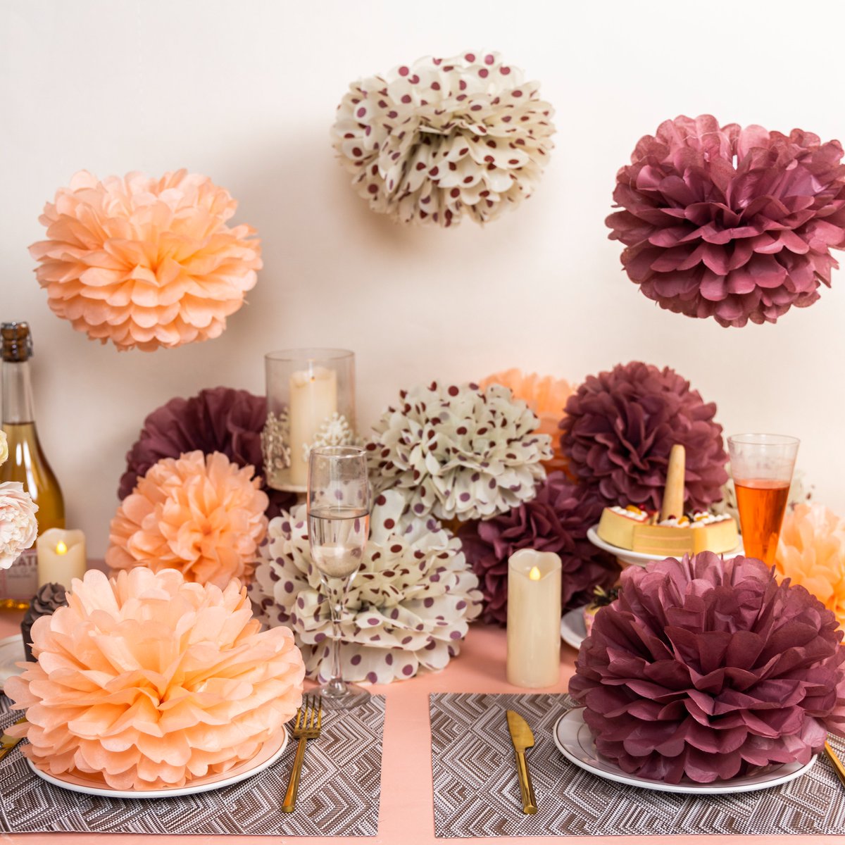 sunbeautyparty_'s tweet image. This set is made of high quality wood pulp, which is safe and environmentally friendly and can be reused. Excellent quality tissue paper pom pom will have better effect after expansion. 

.
.
.
.
.
#paperdecorations #partydecorations #paperdecor #partydecor #tissuepompoms