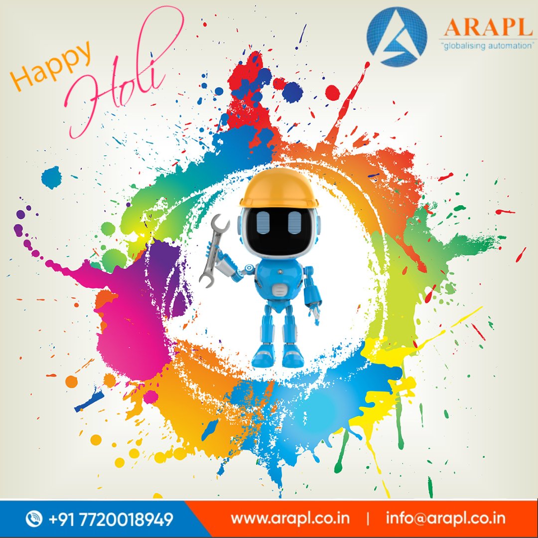AraplSolutions's tweet image. Bringing a burst of colors to the world of robotics automation this #Holi! #Holi2023 #RoboticsAutomation #CelebrationOfColors #tuesday #topicalpost #Holi #HappyHoli #HoliVibes #HoliCelebrations #picoftheday #festivalofcolors #arapl #araplRaaS #pune