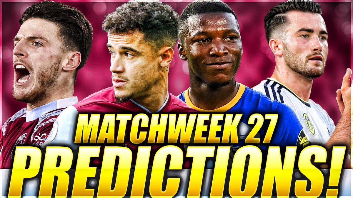 Tonight at 7pm I will be live for Matchweek 27 of the Premier League season! And I am going to be joined by @Anthony79520235 from @footballutdtv 

Join us if you like! 

youtube.com/live/u3qjO4cqb…

#PremierLeague #PremPredictionsShow #LEEBHA #WHUAVL