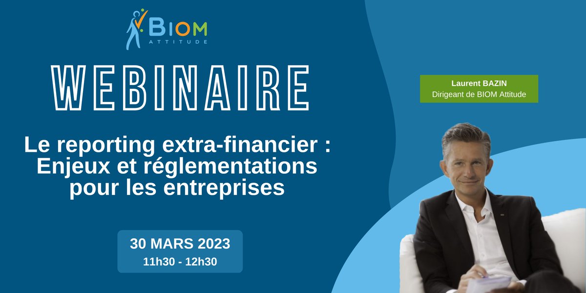 [WEBINAIRE] "Le #reporting #extrafinancier : #enjeux et #réglementations pour les #entreprises" 
Rendez-vous le 30 mardi prochain. Inscrivez-vous dès maintenant !⤵️
mailchi.mp/68279f80eb34/1…
#RSE #transition #developpementdurable
