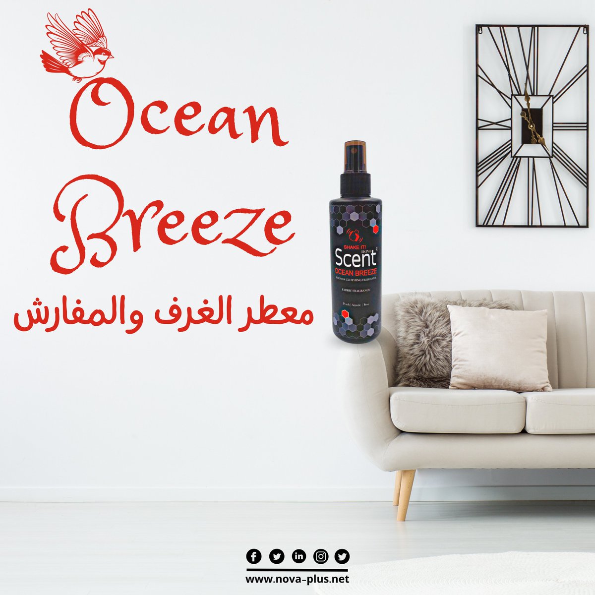 Nova Plus International Trading

Product: Nova Scent Ocean Breeze

Room & Clothing Freshener

 #scent #oceanbreeze #oceanbreezes #freshener #airfreshener #roomfreshener #carairfreshener