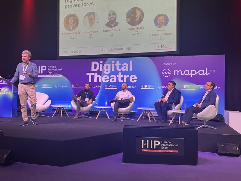 ADISSInforma's tweet photo. ➡️Ayer, nuestro CEO, @VictorAdiss participó en  la mesa debate celebrada en #HIP2023 
🗣️ "Después de un proceso de atomización, se sucede uno de concentración. Se crearán estándares que permitan interconectar más fácilmente".
¡Seguimos! 💪💪
#digitalización
@GStock_es https://t.co/xmc3oVXID4