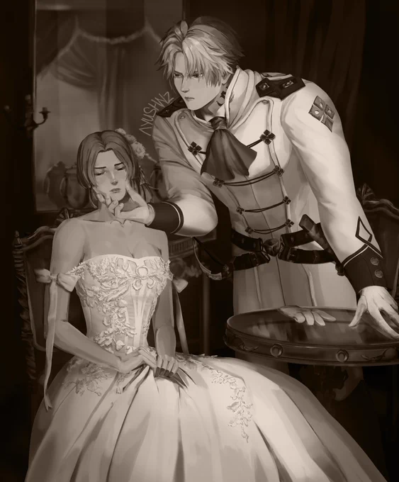 I learned so much from making this commission <3 #FFXIV 