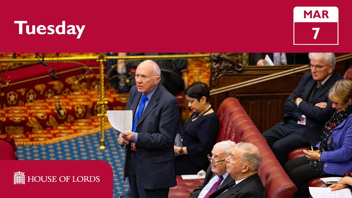 UKHouseofLords's tweet photo. 🕝 #HouseOfLords from 2.30pm includes:
🎭 social mobility in the cultural sector
⚖️ #NationalSecurityBill
💷 #FinancialServicesBill
📄 See full schedule https://t.co/jRAD8klNIF
📺 Watch online https://t.co/dbsXMpClmd https://t.co/KSH3MZzozN