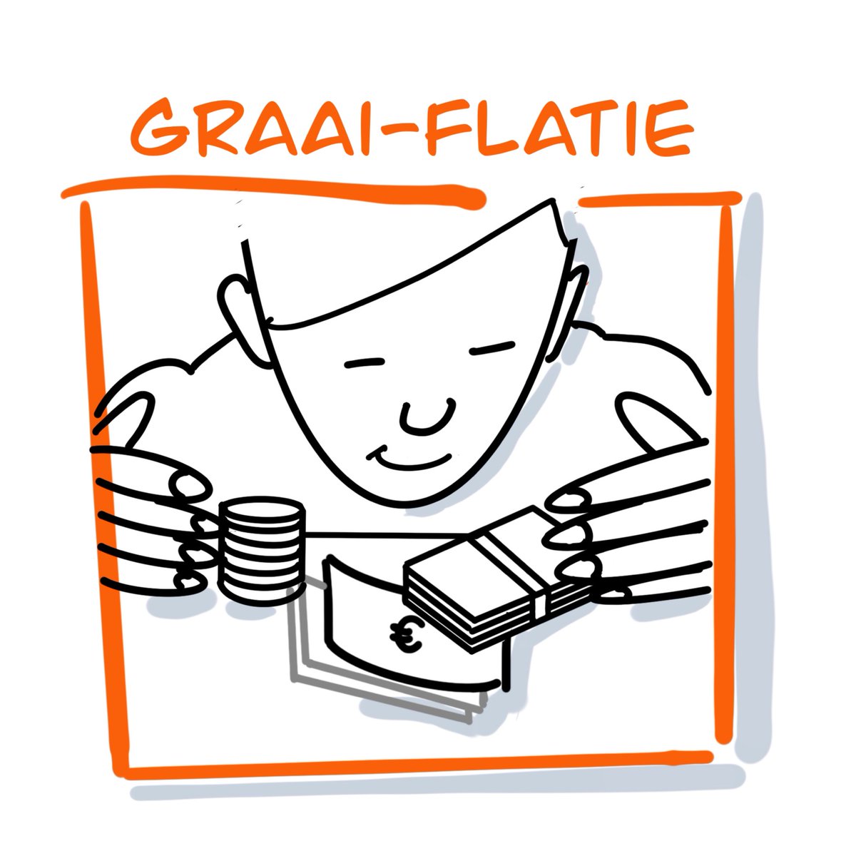 OCPTop's tweet image. Graaiflatie. Bedrijven maken misbruik van inflatiecijfers om meer winst te maken door de prijzen extra te verhogen. Gehoord in #BNR economenpanel.               bnr.nl/podcast/zakend…