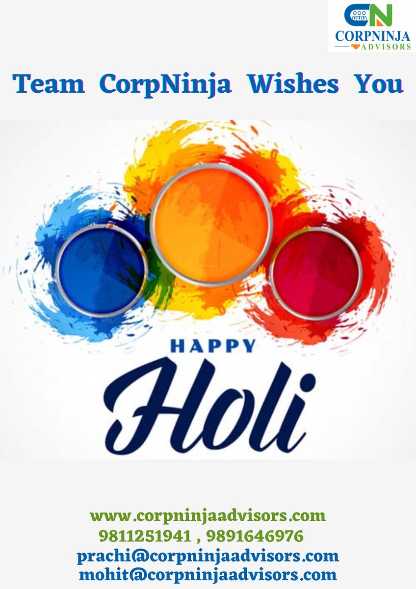 CorpninjaA's tweet photo. Team Corpninja wishes a very Happy Holi to everyone

#HappyHoli2023 #festivalofcolours #HolikaDahan https://t.co/FFP6FUSZFZ
