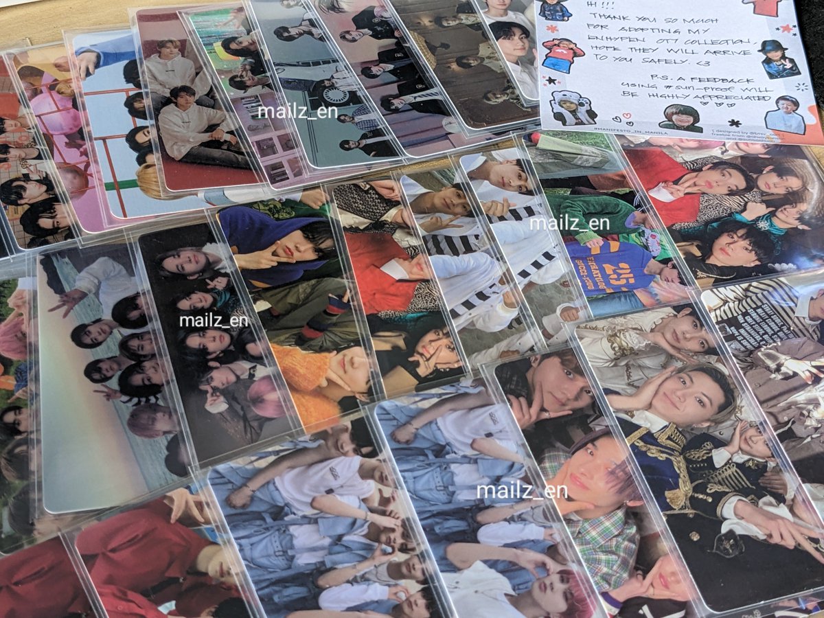 mailz_en's tweet photo. [ 💌 @engenexjj ]
#sun_proof 

group pcs arrived safely naa ! thank you so much at napauwi rin ang prios ko 😚🫶 ot7 agenda almost complete .ᐟ 'til nextt https://t.co/GGApl3xLNp