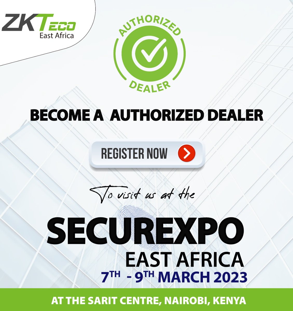 ZKTeco_EA's tweet photo. Would you like to be an official distributor and dealer? @zktecoeastafrica is here for you. Follow these simple steps in the Thread Below. 
#zktecoeastafrica #zktecoke #secureexpoea #officialdistributor #officialdealer #dealer #infosecurity #biometrics https://t.co/GGLP3FR6Zi