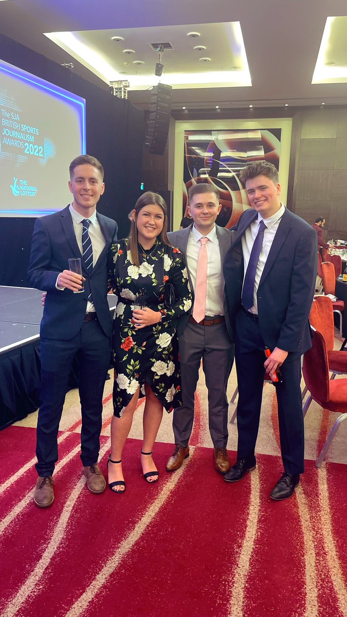 So good to catch up with @BASportsJourno students last night at the @SportSJA awards 🙌
#SJA2022