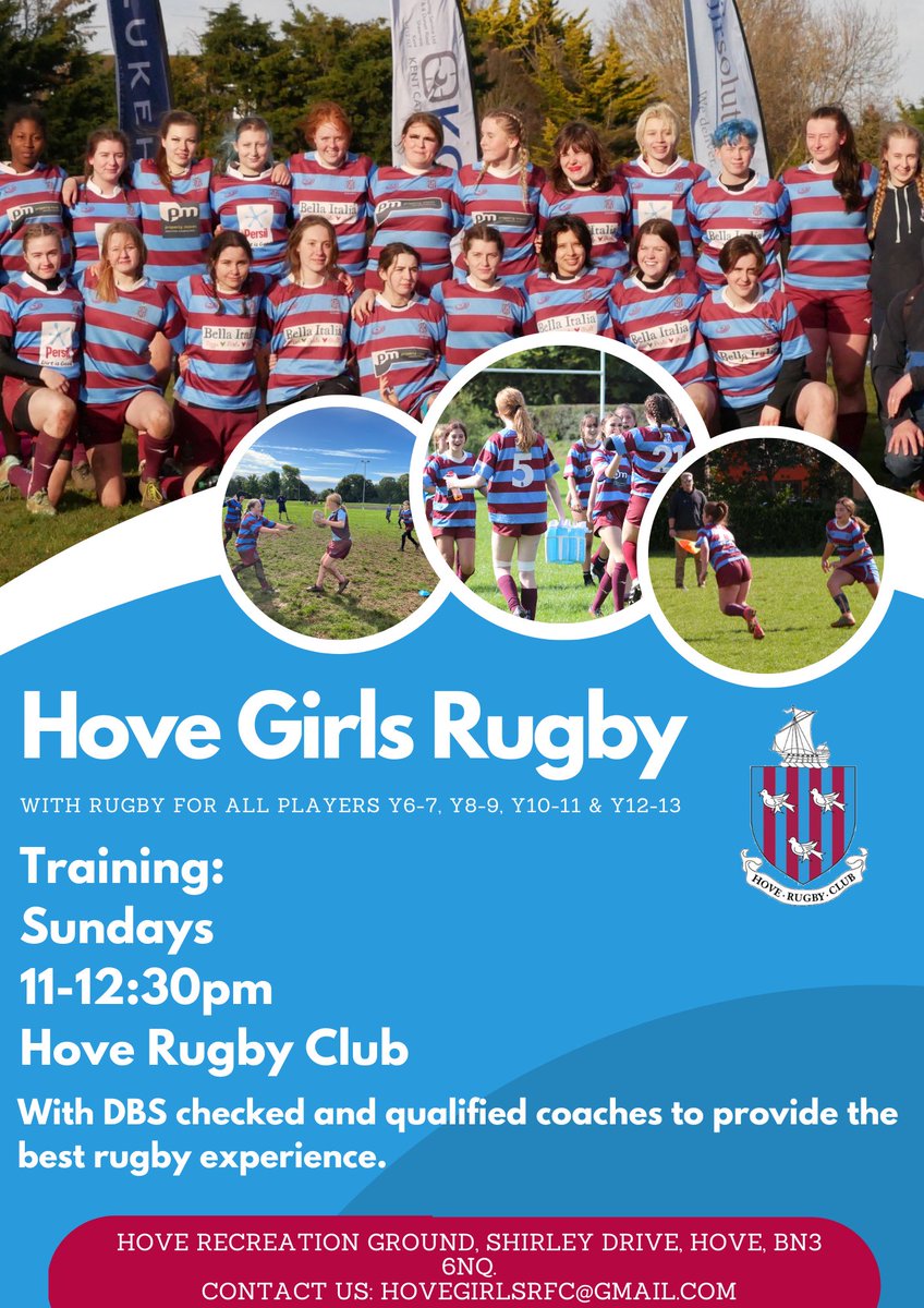 hove_girlsrugby's tweet photo. #Hove #Rugby #sport 🏉 https://t.co/GzJsMrUsx9