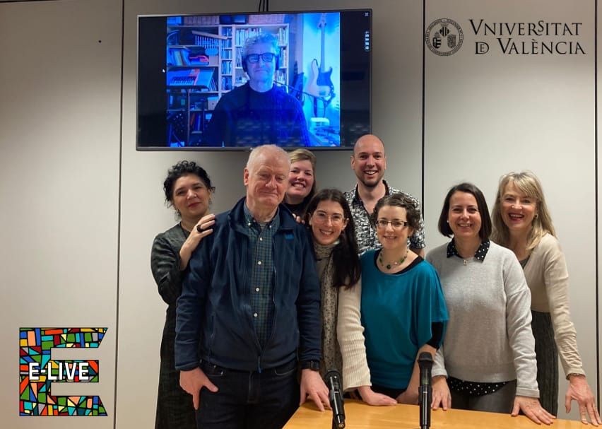 ELIVE_project's tweet photo. E-LIVE team on the second day of the Consortium meeting at the Facultat de Filologia, Traducció i Comunicació at the Universitat de València. #ELIVEProject, #FFTiC, #UVEG, #EUErasmusPlus https://t.co/gCtcvKqeHB