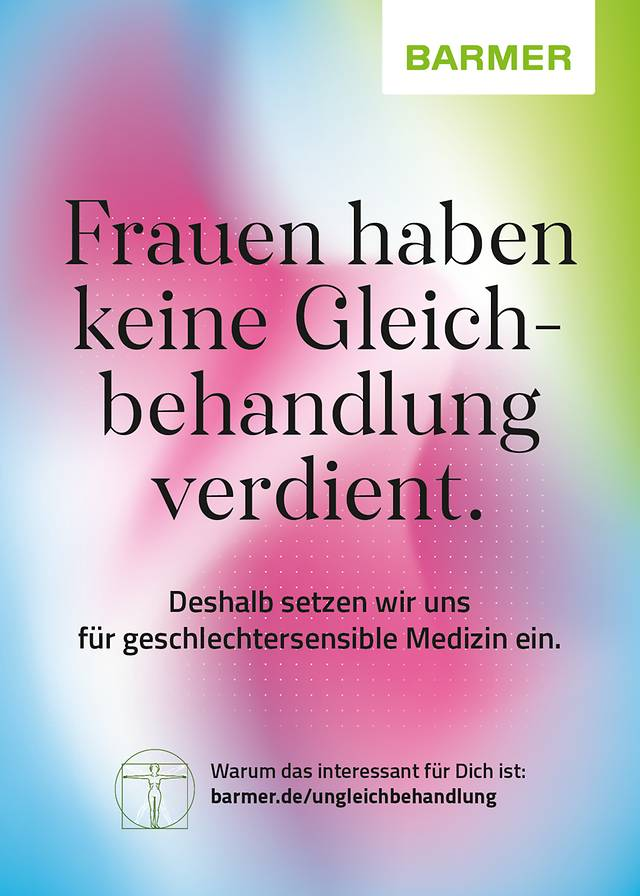 Als eine der größten #Krankenkassen fordert die #BARMER, dass die Gleichbehandlung von #Frauen und #Männern aufhören muss! Stattdessen sollten gendersensible Sichtweisen in der Medizin berücksichtigt werden, findet Landeschef Henning Kutzbach: barmer.de/p019285 #Frauentag