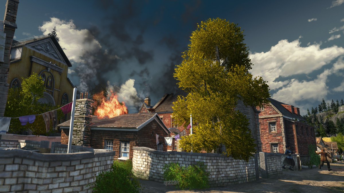 Spiddek's tweet photo. Wenigstens ist die Wäsche dann auch trocken  

#UbisoftMainz #Ubisoft #Anno1800 #CityBuilder #steam #Screenshot #Economy #zocken #ResourceManagement #Gaming #PC #videogame https://t.co/FIIFGVuXNK