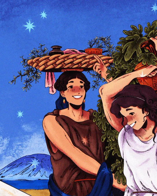 a peek of smth mythological i've made for 's Classics But Gay Vol. 3!  can you guess what painting this is?  