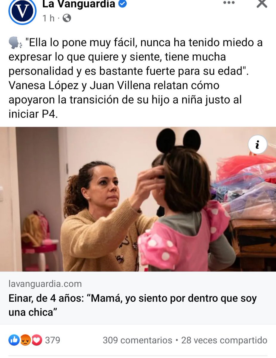 Einar (4 años): “Mamá, yo siento por dentro que soy una chica”