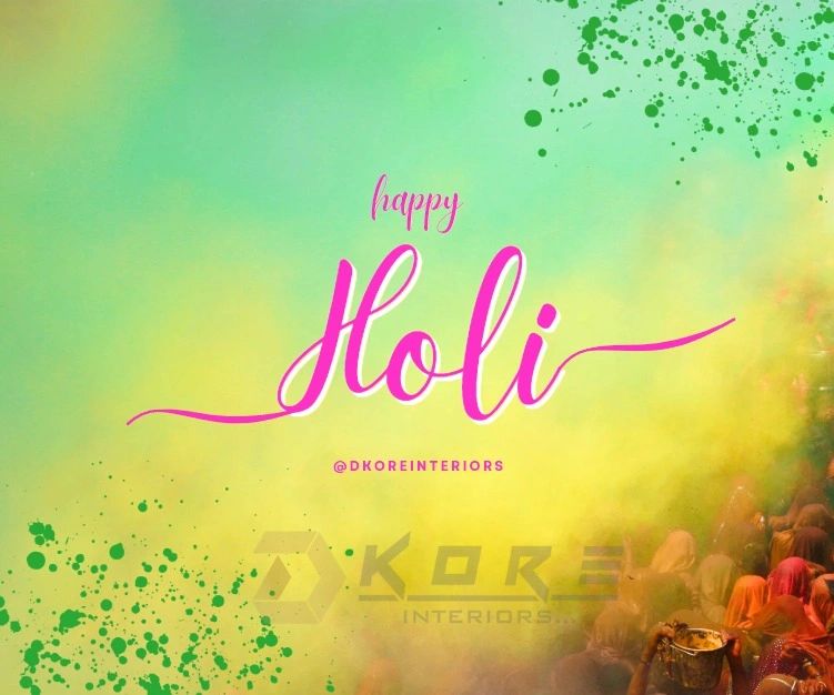 dkoreinteriors's tweet photo. "May this Holi bring you closer to your loved ones and fill your life with the brightest of colors! Happy Holi! 🎨🎉" https://t.co/p7lilBEKPz