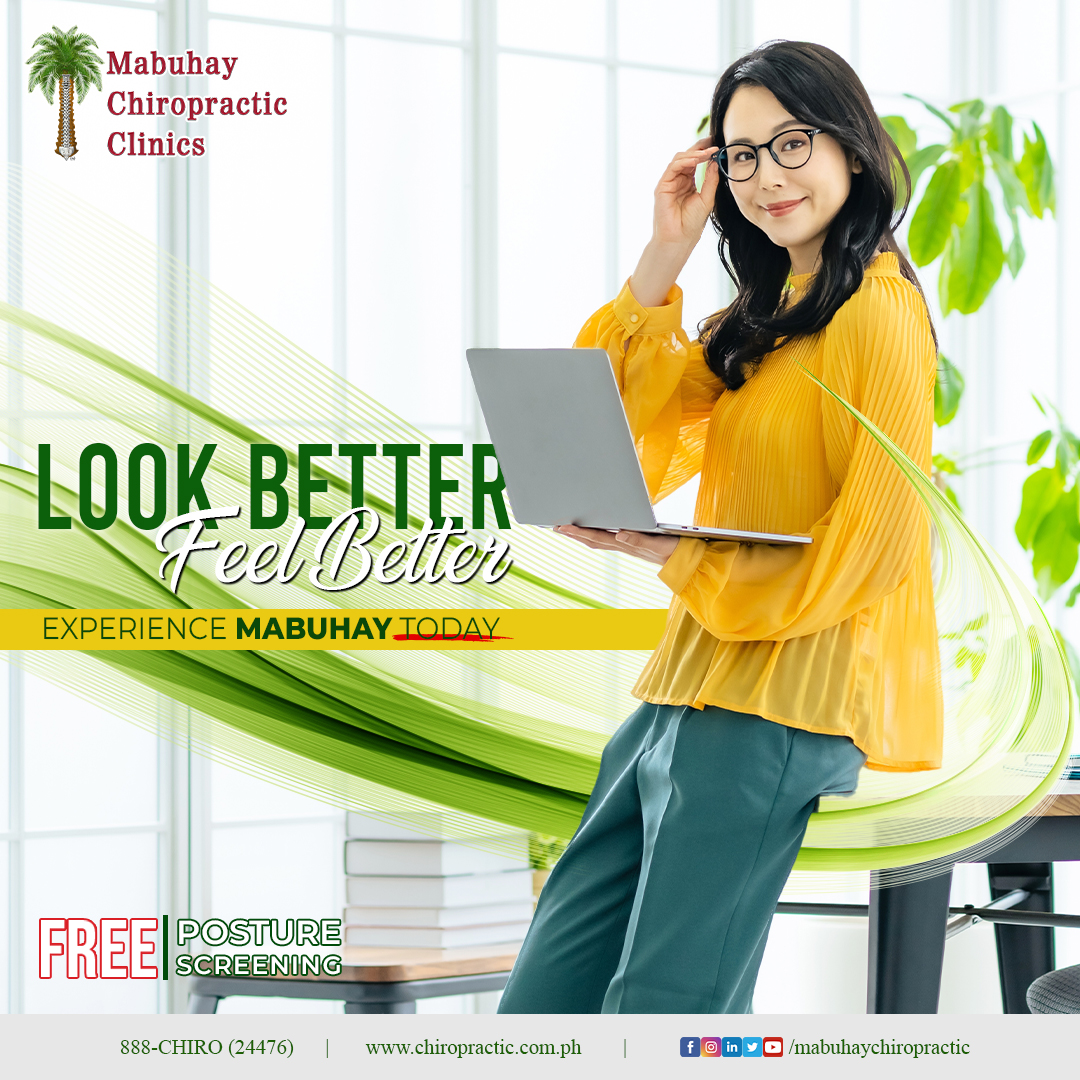 MabuhayChiro's tweet photo. Good posture gives you more energy and improves your self-esteem and mood! Feel good about yourself with proper posture combined with chiropractic care for better results!

#Yourchiropractichome #Spineauthority #Mabuhaychiropractic #PainreliefAuthority https://t.co/65DLJLdAFQ