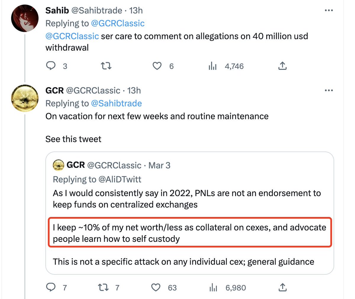 Trader @GCRClassic withdrew 39.8M $USDT from #Binance yesterday. GCR is the  person who: - Bearish market and short altcoins at the market top in  November 2021. - Bet against Do Kwon and