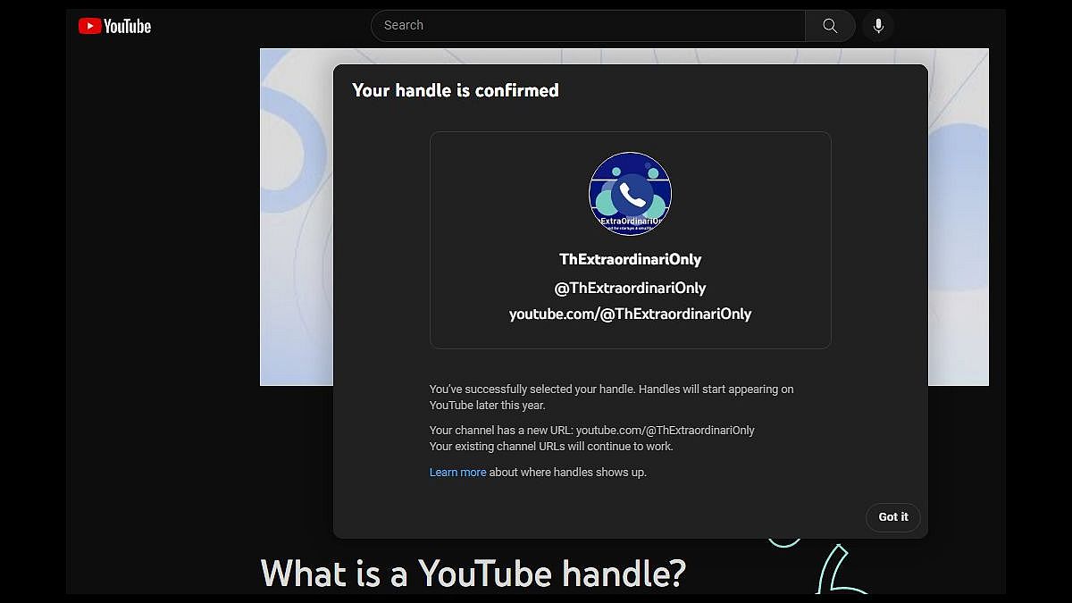 How many times can you try to get a YouTube handle for your business before you give up? You can now choose your YouTube handle [Wonderful Wednesday 335] #thextraordinarionly #business thextraordinarionly.com/try-get-youtub… RT @thextraordinari