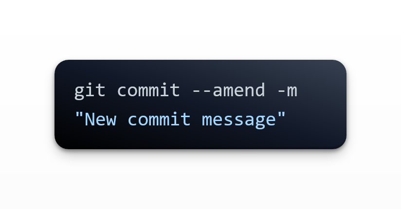 dunsincodes's tweet image. Made a mistake in your last git commit message? Here's how to fix it
Note: do this before you push it