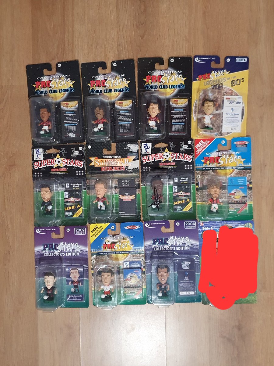 Maneenz05's tweet image. FOR SALE!! Ac milan Corinthian prostars football figures headliners and platinums. PM for prices #Corinthians #prostars #footballfigures #acmilan #corinthianarchive #corinthiancommunity