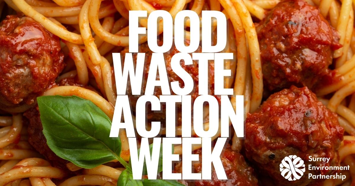 surreyep's tweet photo. 25% of food waste is due to cooking, preparing or serving too much. Help curb your waste today with our top tips https://t.co/A5b67spS8W https://t.co/wfBk9uJzRF