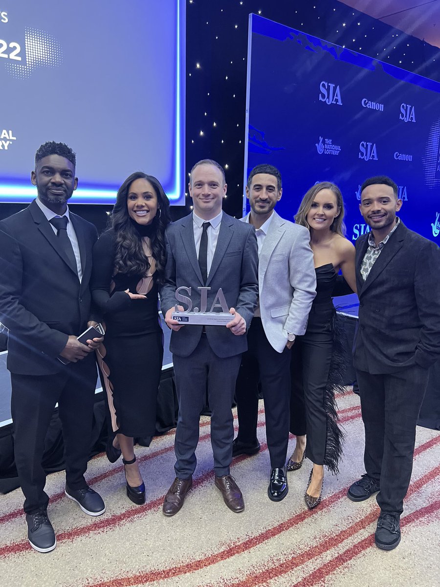 Very grateful to everyone who has been part of FF past & present. There are so many people who care so much about this programme & it’s an incredible team to be a part of. Thank you to @SportSJA & the judging panel it means a lot for the show to win and be recognised in this way.