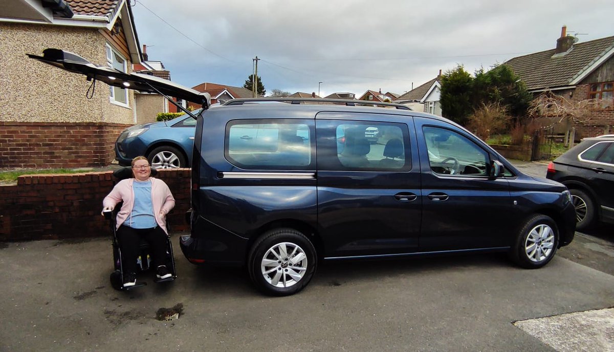 Gemma from Lancashire received her new Volkswagen Caddy WAV last week. Gemma couldn't believe the amount of room she had inside the vehicle.

We wish Gemma many happy miles in her new vehicle from all the team at TBC Conversions. 

#WheelchairAccessibleVehicles #HappyHandover