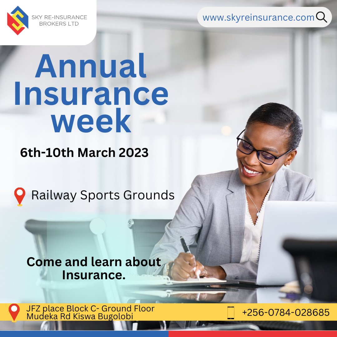 The #AnnualInsuranceWeek23 is here! come and learn about the benefits of having insurance. 

Happening right now at Railway Sports Grounds.

#Insurance #DrivingInsuranceGrowth