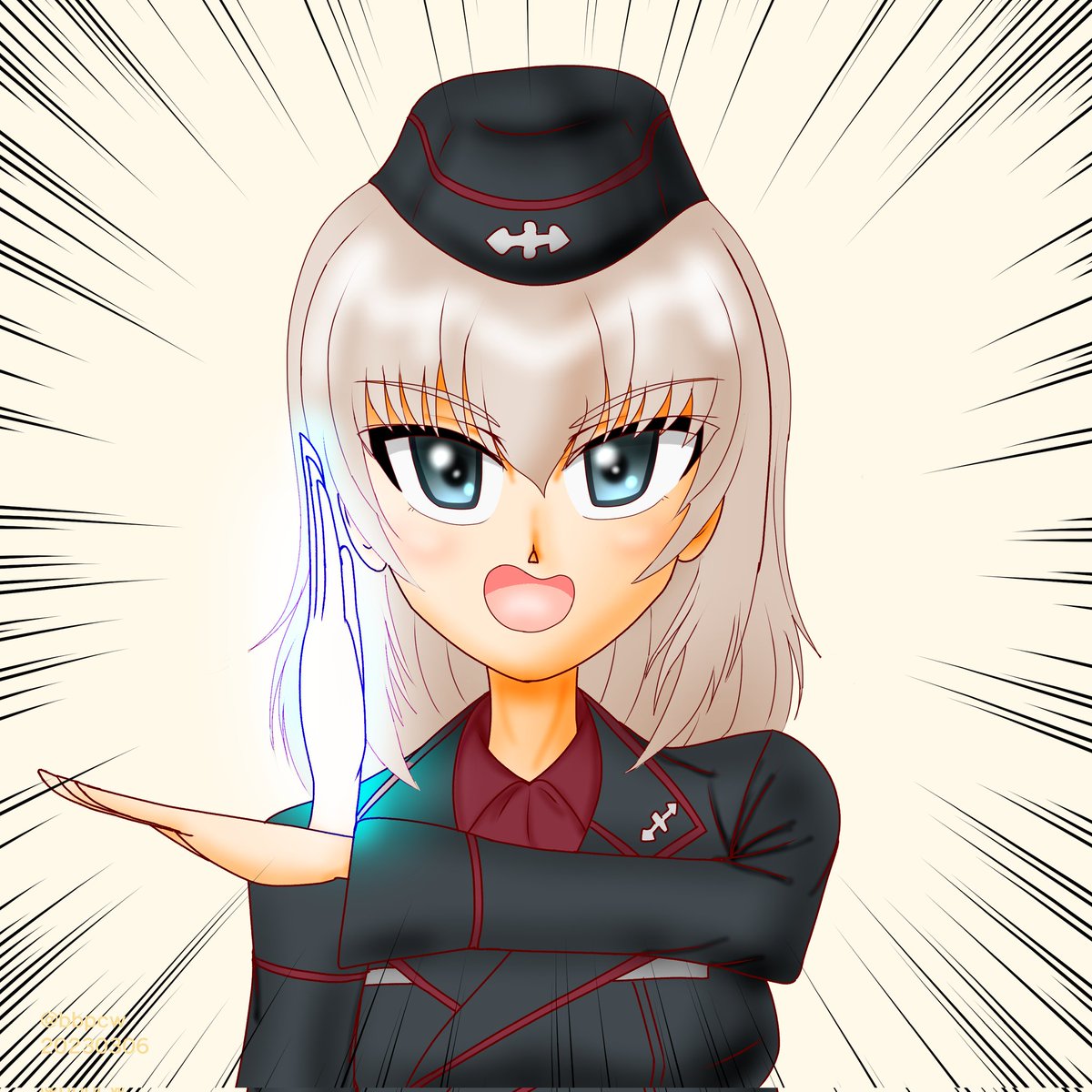 逸見エリカ 「#新しいプロフィール画像 」|ビバ㌠ ユニバースのイラスト