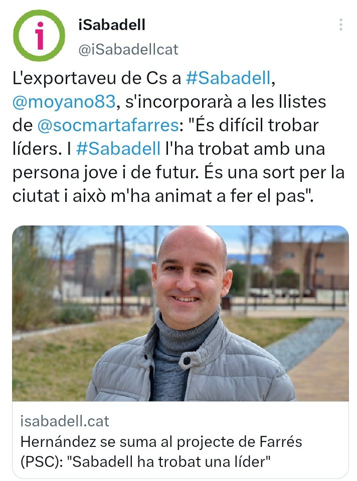 MemesPol_Sbd's tweet photo. El que fa alguna gent per no haver de tornar a treballar
#adrianhernandez #cssabadell #cs #martafarrés #pscsabadell #psc #eleccions #eleccionsmunicipals #eleccionsmunicipals2023 #mems #memes #memespolíticssabadell https://t.co/gbEnwqFSoZ