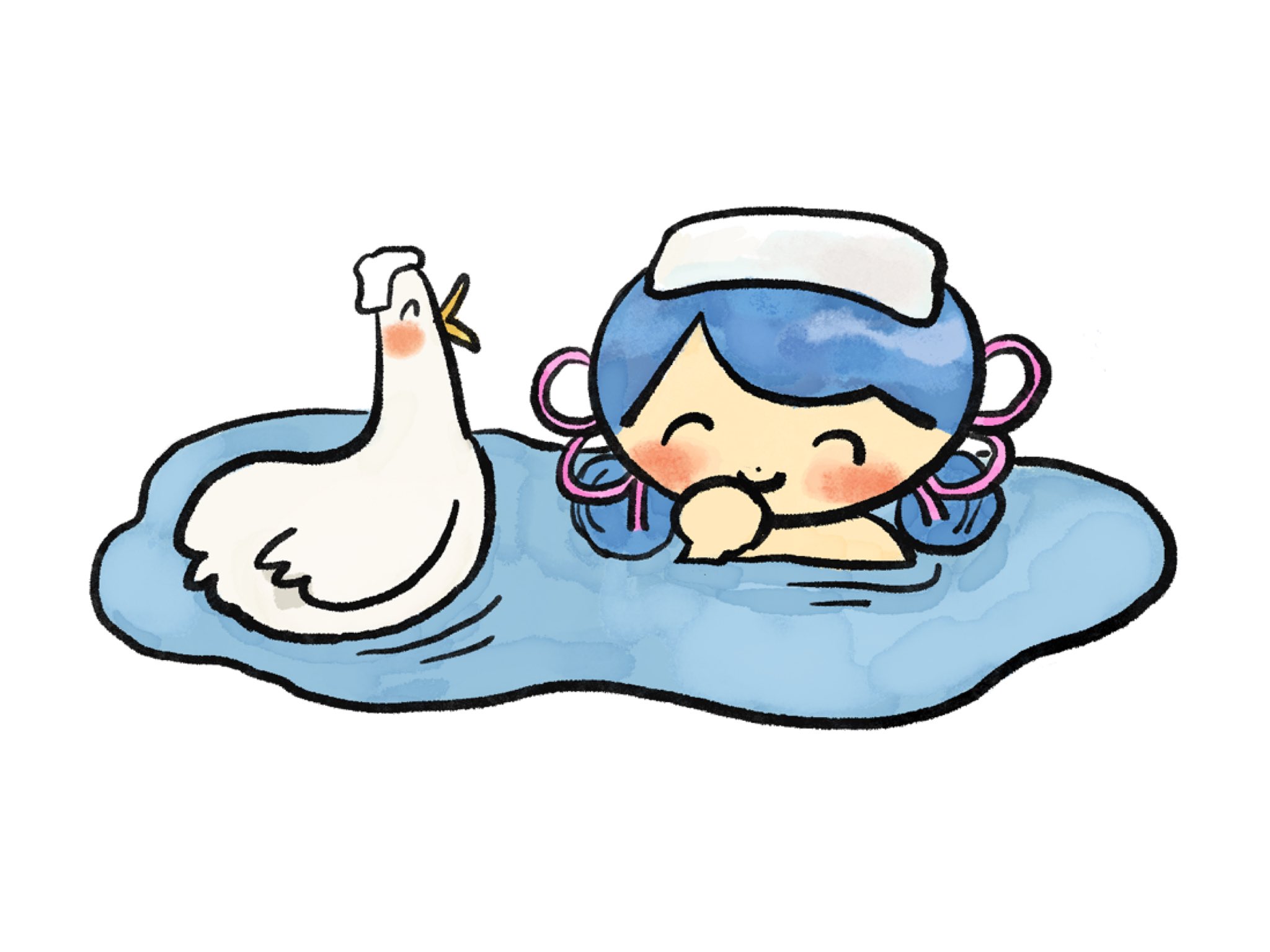 直筆サイン入り 缶バッジ つらら たまこてん しらたま しらたま