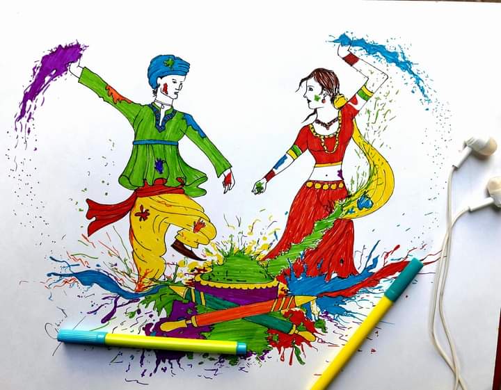 होली के रंग मुझे न रंग सकेंगे,
 तेरा रंग उतरे तो कोई और रंग चढ़े 
#HappyHoli