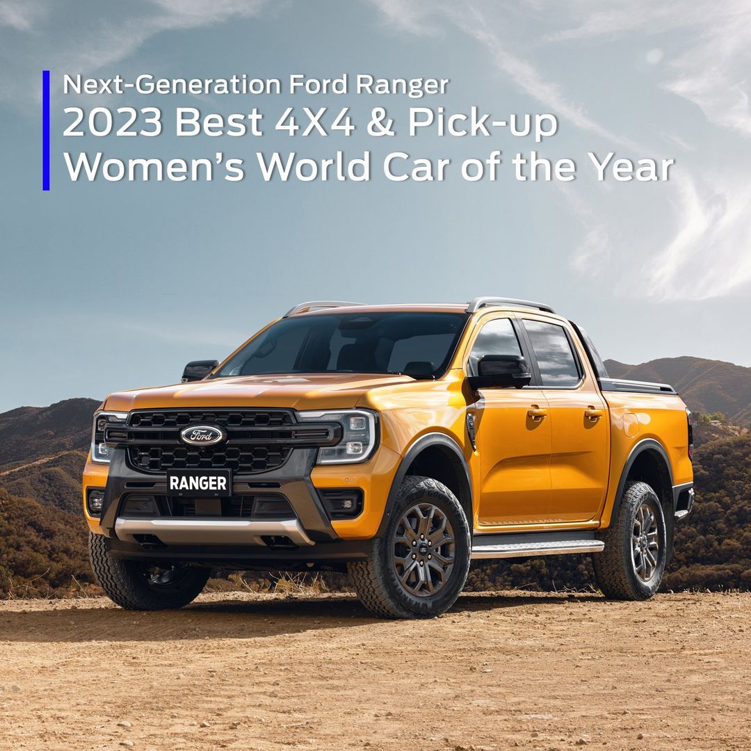 The #NextGenRanger has been named as the 2023 Best 4x4 & Pick-up by the Women's World Car of the Year (WWCOTY). 🏆 WWCOTY is voted for by a jury comprising 63 women motoring journalists from 45 countries across five continents. #ford #harare #zimbabwe #WomensMonth2023