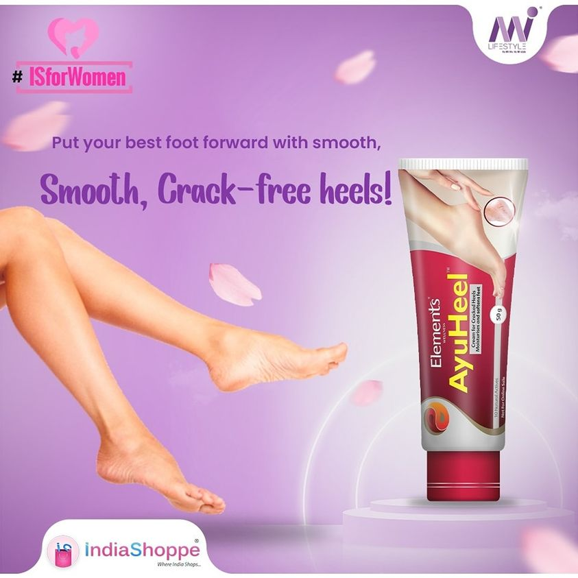 IndiaShoppe's tweet photo. Give your heel the love they deserve! Say goodbye to rough and cracked skin and hello to happy, healthy feet with AyuHeel cream.
#FootCareGoals #HealthyFeet #SelfCare #HeelHealth #FeetCare #ISforWomen #womenhealth #WomenCare https://t.co/xc11JaMTv2