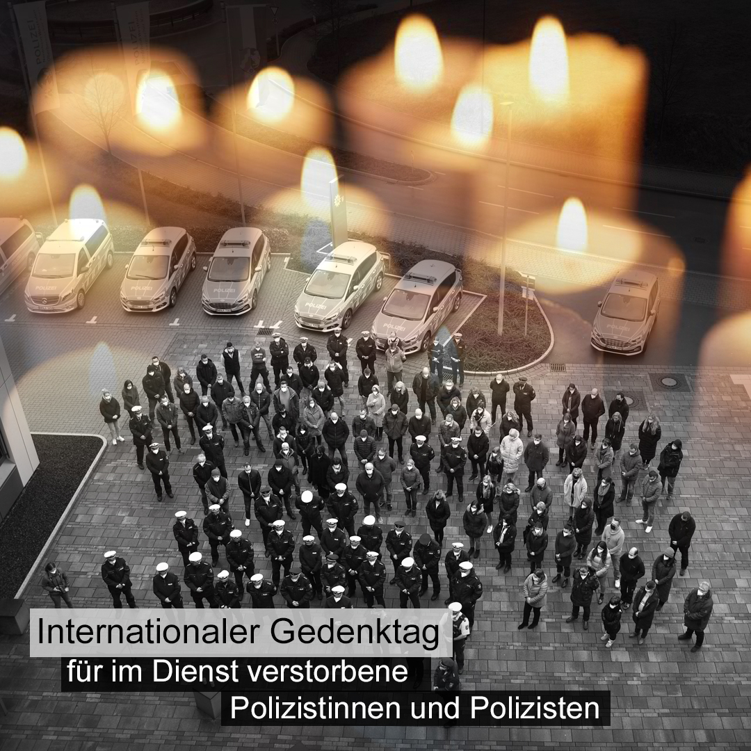 Heute, am 7. März, ist der internationale Gedenktag für im Dienst  gestorbene Polizistinnen und Polizisten (International Day of Remembrance  for Fallen Officers). #polizeiobk #polizei #gedenken, image size:1080x1080