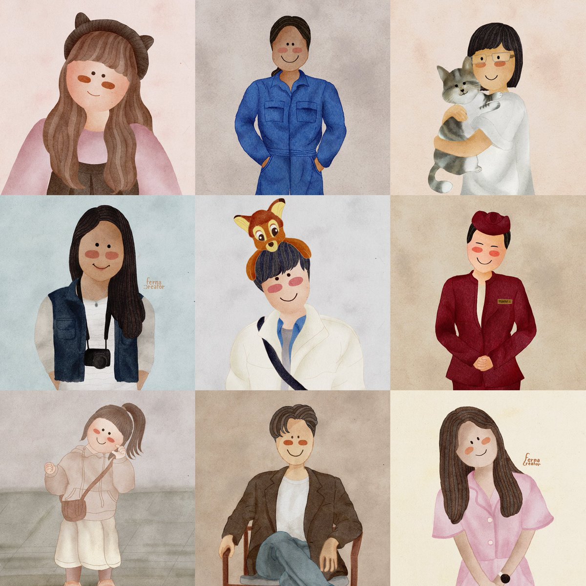 Ferna_creator's tweet photo. 😊😊😊

#fernacreator 
#รับวาดรูป #รับวาดภาพ #รับวาดรูปการ์ตูน #วาดการ์ตูน #รับวาดภาพก���ร์ตูน #วาดภาพของขวัญ #draw #drawing #Procreate #digitalart #art #artist https://t.co/TGYHvhz0mx