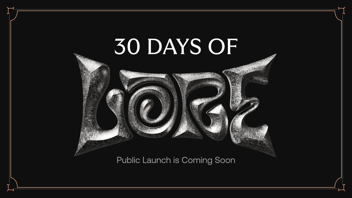 Calling all Heralds 📯

30 Days of Lore has arrived 🍥

Lore will launch its Public Beta in 30 days.

For the next month, we’ll share the incredible stories behind the communities on Lore.

Learn how you can earn a special mint, and more, by spreading these stories 🧵👇