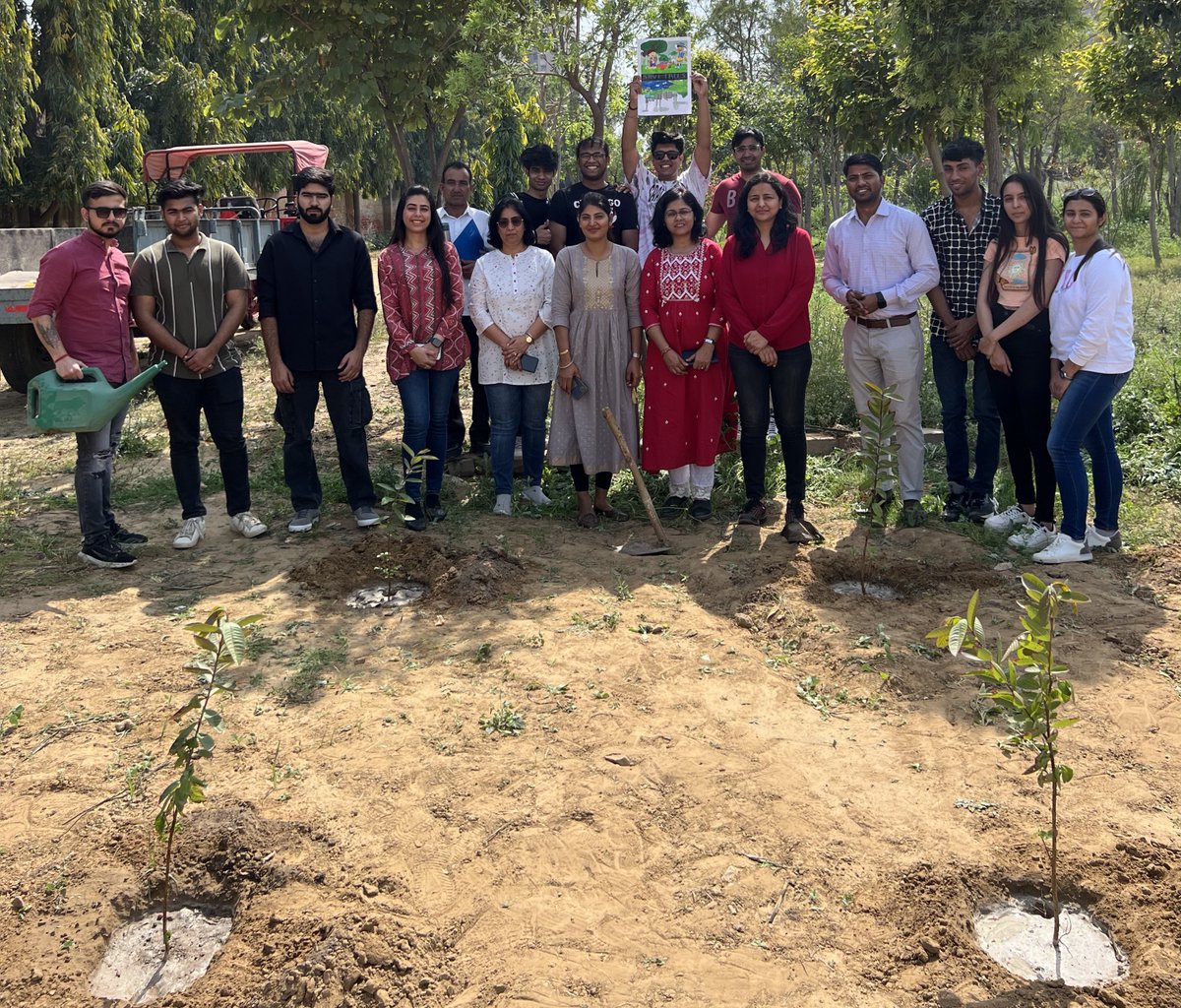 goenka_univer's tweet photo. The NSS unit of GD Goenka University organized the “Save Trees Save Earth” tree plantation activity on 28 February 2023 at the Crop Nursery in the GD Goenka University campus.
#SaveTreesSaveEarth #NSS #BSA #SEE #GDGoenka #GDGoenkaUniversity #GrowWithGoenka #GDGU https://t.co/dJPf9wnSX5