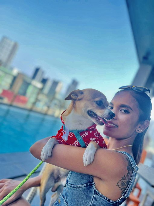 With my baby 🙃 #DogLover #mybaby #happy #GoodDay https://t.co/ZgPzmkbZjy<a href="/tag/doglover"class="tags">#DogLover</a><a href="/tag/mybaby"class="tags">#mybaby</a><a href="/tag/happy"class="tags">#happy</a><a href="/tag/goodday"class="tags">#GoodDay</a>