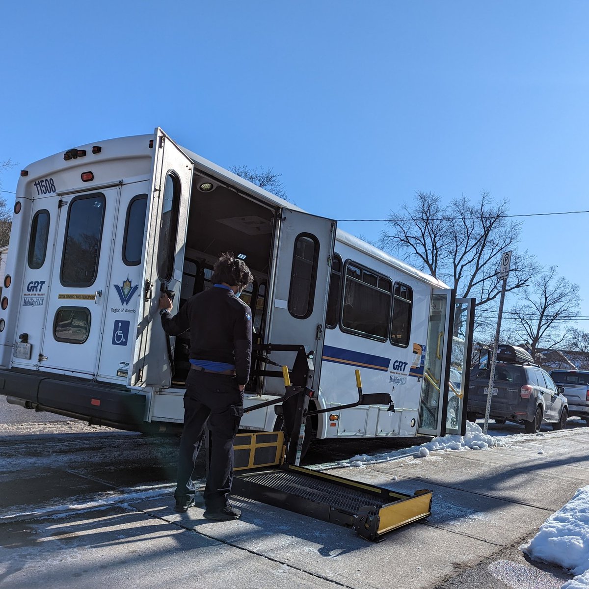Getting into the office today was stress free!! Thank you <a href="/CityKitchener/">City of Kitchener</a>!

<a href="/RegionWaterloo/">Region of Waterloo</a> <a href="/GRT_ROW/">Grand River Transit</a> @AislinnClancy <a href="/farwell_WR/">Mike Farwell</a>