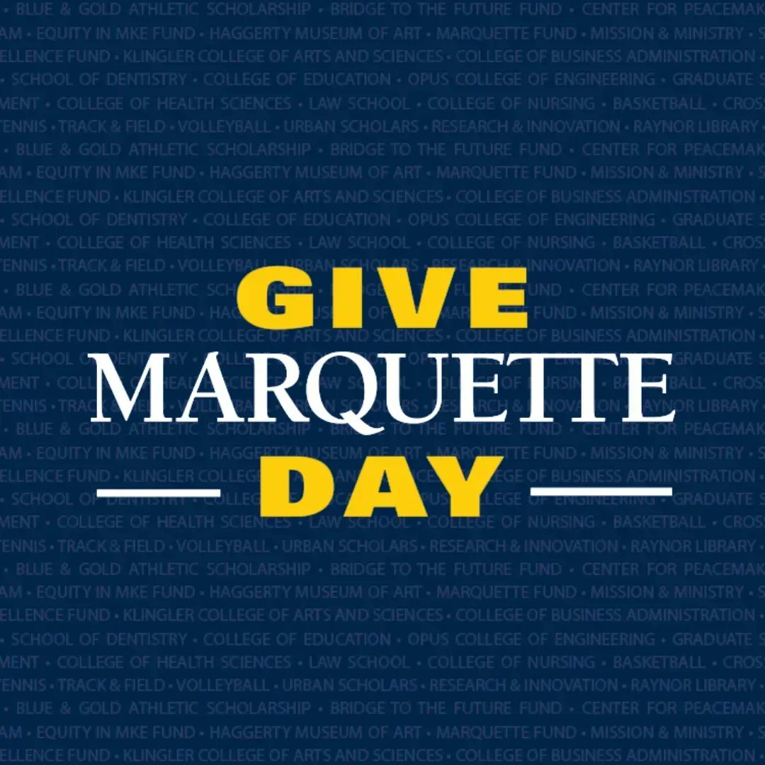 In celebration of the 100th anniversary of the Graduate School, Joan Timmerman, Arts '61, Grad '68, '74, will donate $100 for every Graduate School alumnus/a who makes a gift on Give Marquette Day, up to $8,000. #GiveMUDay @MarquetteU @MarquetteAlumni  buff.ly/3ZrHRO2