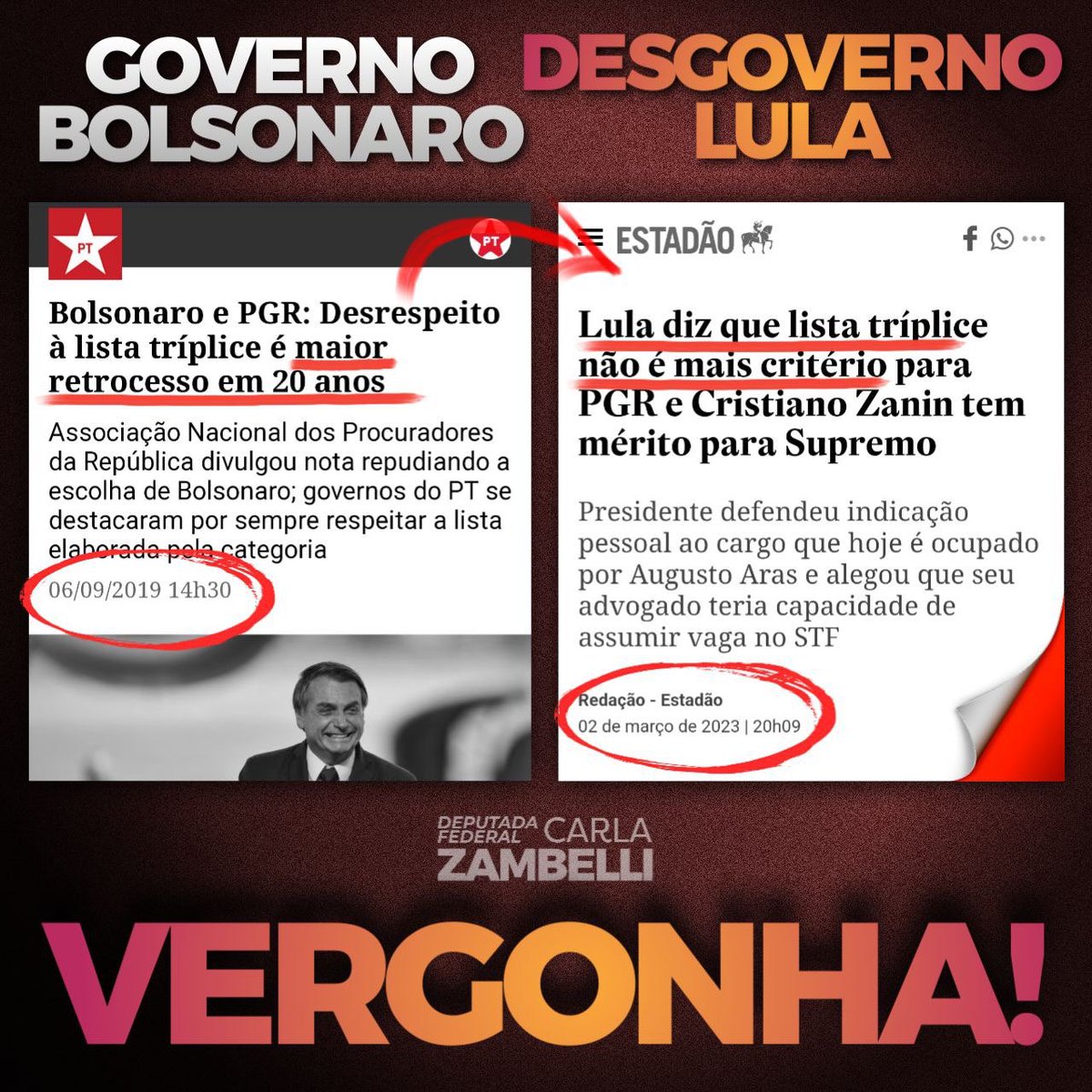 The propaganda once again wins the misinformed population. It is time to learn the truth and stop propaganda in government campaigns! #BrazilianSpring #DemocraciaAbalada