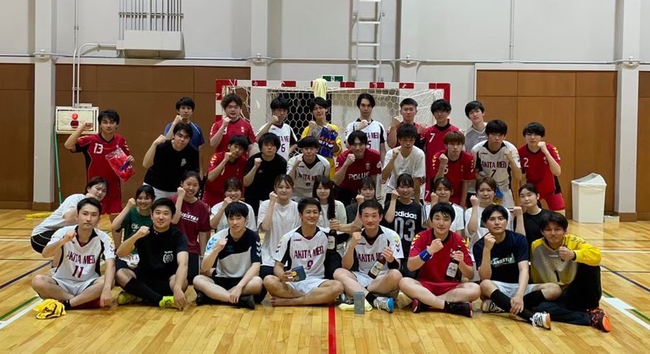秋田大学医学部ハンドボール部 tweet media